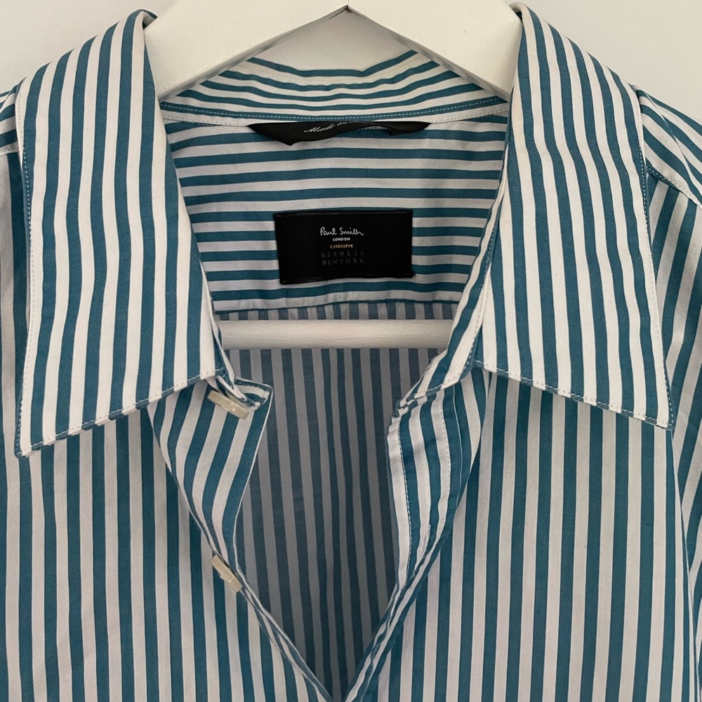 Men’s Paul Smith Striped Long Sleeve Dress Shirt, for Barney’s New York